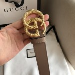GUCCI Imported Top Layer Bottom Double G Wheat Ear Buckle