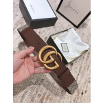 GUCCI double G buckle advanced artificial canvas belt