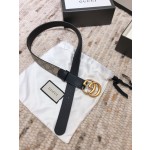 GUCCI double G buckle advanced artificial canvas belt