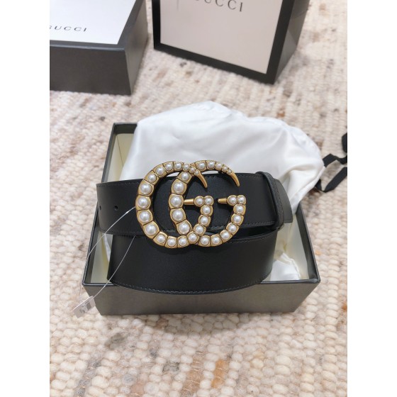GUCCI pearl buckle imported from Italy original calfskin