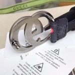 GUCCI Double G Buckle Narrow Belt