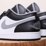 Air Jordan 1 Low Low Top White Black Grey Shadow