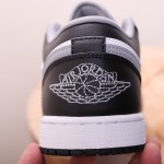 Air Jordan 1 Low Low Top White Black Grey Shadow