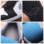 Air Jordan 1 Low Low Top White Black Grey Shadow