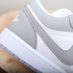 Air Jordan 1 Low Top Smoke Grey White