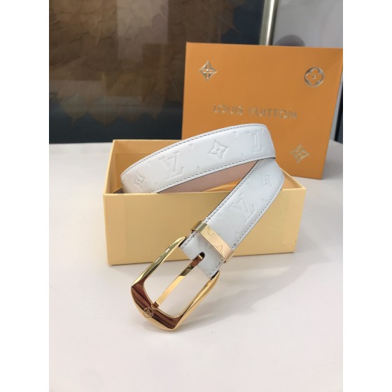 LOUIS VUITTO belt is double-sided with Italian original custom imported cowhide embossing