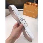 LOUIS VUITTO belt is double-sided with Italian original custom imported cowhide embossing