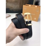 LOUIS VUITTO belt is double-sided with Italian original custom imported cowhide embossing