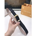 LOUIS VUITTO belt is double-sided with Italian original custom imported cowhide embossing