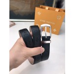 LOUIS VUITTO belt is double-sided with Italian original custom imported cowhide embossing