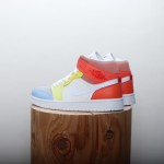 Air Jordan 1 Mid coloured patchwork