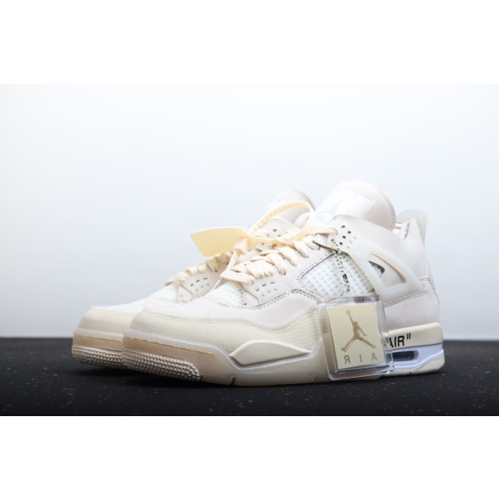 Air Jordan 4 米白色/沙白