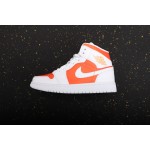 Air Jordan 1 Mid White Orange Summer Orange