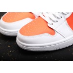 Air Jordan 1 Mid White Orange Summer Orange