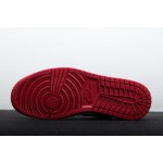 Air Jordan 1 Low White Red Chicago Black Toe