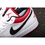 Air Jordan 1 Low White Red Chicago Black Toe