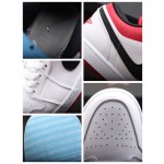 Air Jordan 1 Low White Red Chicago Black Toe