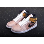 Air Jordan 1 Light Pink Orange Milk Tea