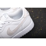 Air Jordan 1 Low Low Top White Grey