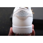 Air Jordan 1 Low Low Top White Grey