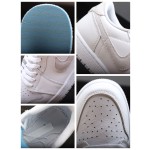 Air Jordan 1 Low Low Top White Grey