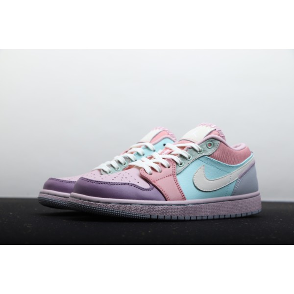 Air Jordan 1 Low Colourblocked Candy Macaroon