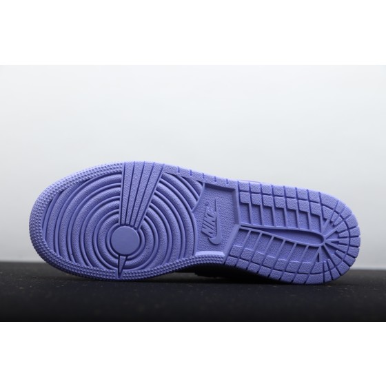 Air Jordan 1 Low Pink White Décolletage Lavendel