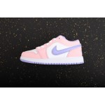 Air Jordan 1 Low Pink White Décolletage Lavendel