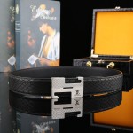 LOUIS VUITTO initials belt