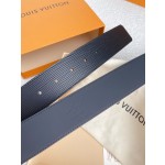 LOUIS VUITTO men's counter quality water ripple belt