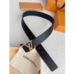 LOUIS VUITTO men's counter quality water ripple belt