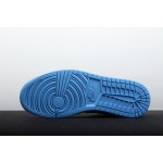 Air Jordan 1 Mid Zwart Wit Blauw