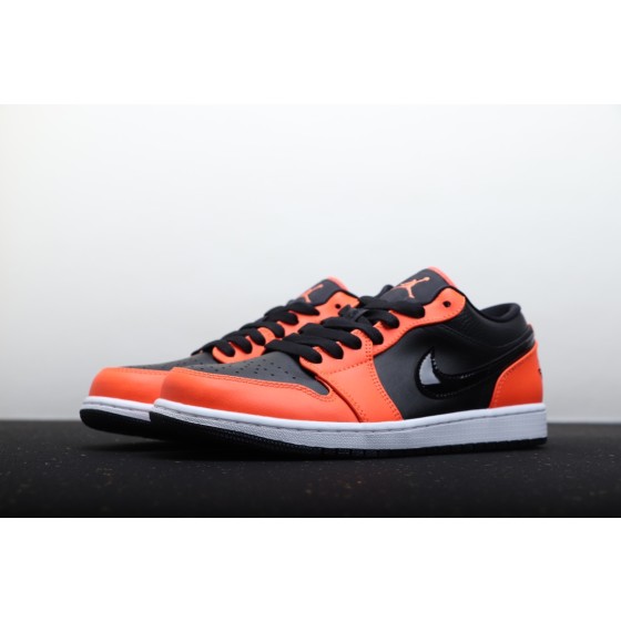 Air Jordan 1 Low Low Top Zwart en Oranje