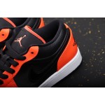 Air Jordan 1 Low Low Top Zwart en Oranje