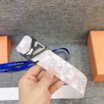 LOUIS VUITTO reversible belt in Monogram canvas and leather