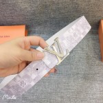 LOUIS VUITTO reversible belt in Monogram canvas and leather