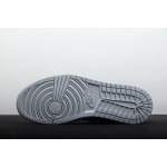 Air Jordan 1 Low wit en grijs burst print