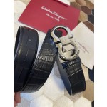 FERRAGAMO new 3.5cmGancio double circle color edge metal clip