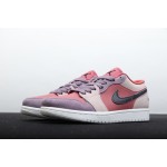 Air Jordan 1 Laag Rood Roze Purper