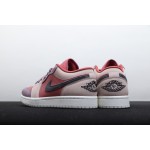 Air Jordan 1 Laag Rood Roze Purper