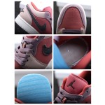 Air Jordan 1 Laag Rood Roze Purper