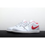 Air Jordan 1 Low Low Top Rood en Wit