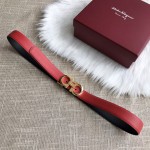 FERRAGAMO boutique buckle head, first layer of cowhide