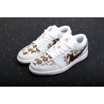 Air Jordan 1 Low beige en zwarte totem