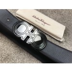 FERRAGAMO original single parallel imports double-sided Italian imported leather