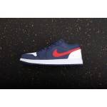Air Jordan 1 Low Patriot Blue Red