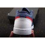 Air Jordan 1 Low Patriot Blue Red