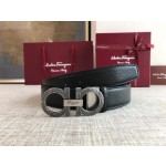 FERRAGAMO double-sided imported Italian cowhide