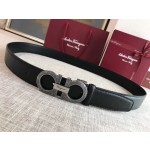 FERRAGAMO double-sided imported Italian cowhide