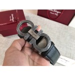 FERRAGAMO double-sided imported Italian cowhide